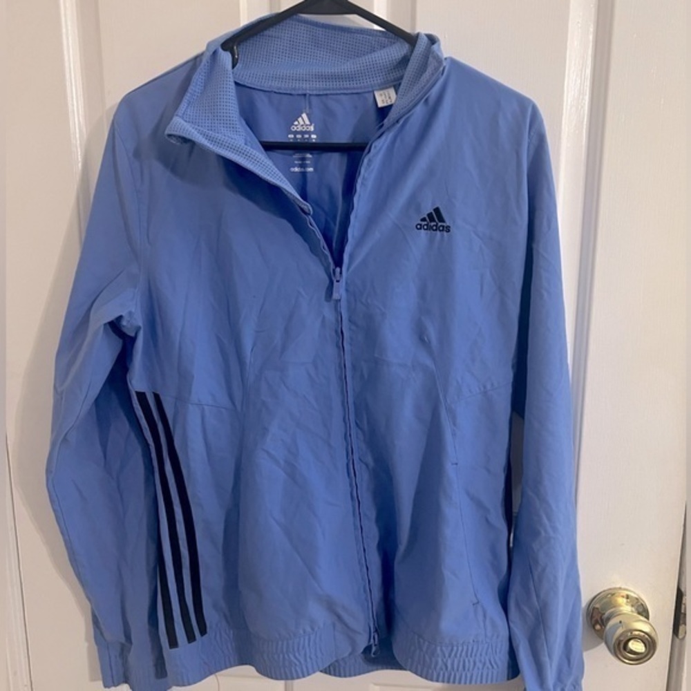 Women’s  active adidas jacket. Full zippered in front. Size medium